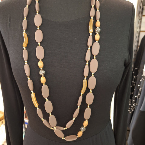 Brown Bead Necklace