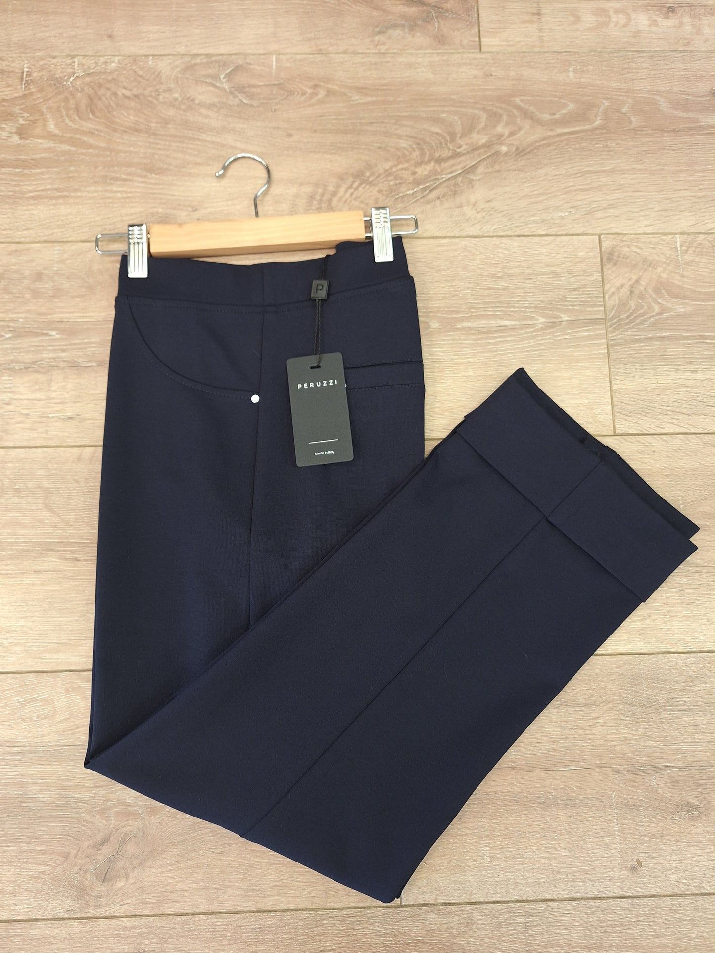Peruzzi Turn Up Trouser Navy