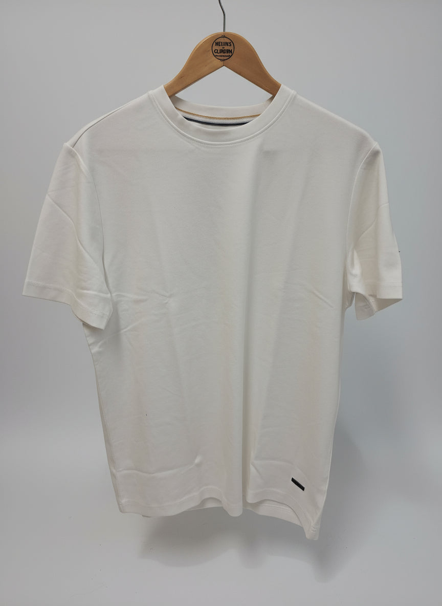 6th Sense Liquid Round Neck T-Shirt White