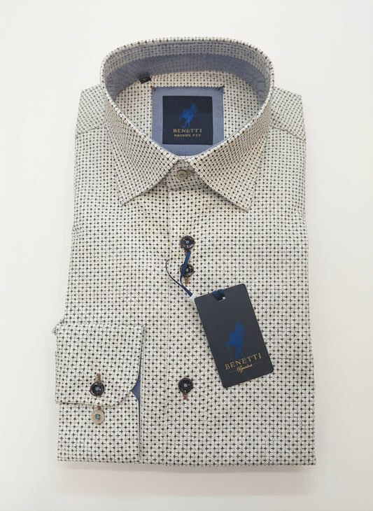Benetti Kevin Shirt Coffee