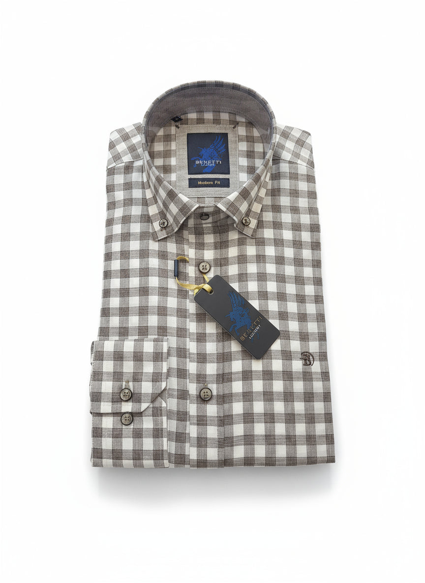 Benetti Jack Shirt Chocolate