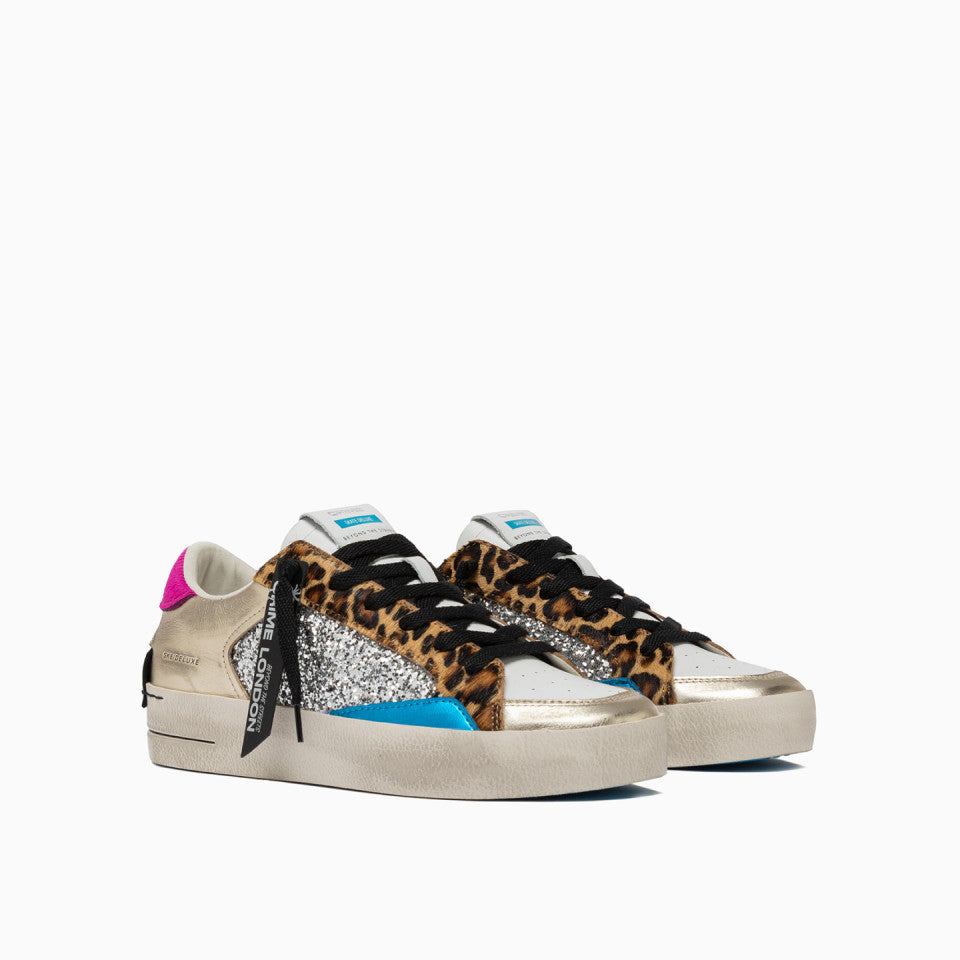 Crime London SK8 DELUXE LEOPARD SHINE – Hehir's of Clifden