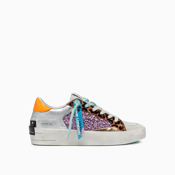 Crime London SK8 DELUXE Wedge Exotic Purple