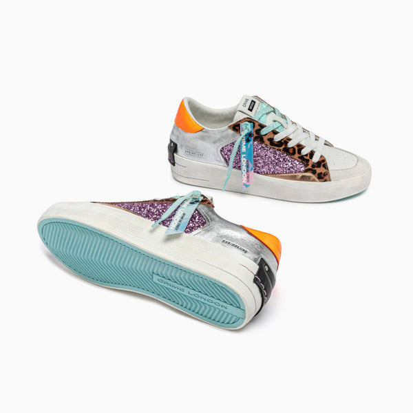 Crime London SK8 DELUXE Wedge Exotic Purple
