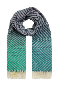 Weird Fish Jadida brushed Scarf- Navy