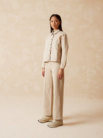 Indi & Cold Rustic Twill Trouser- Cream