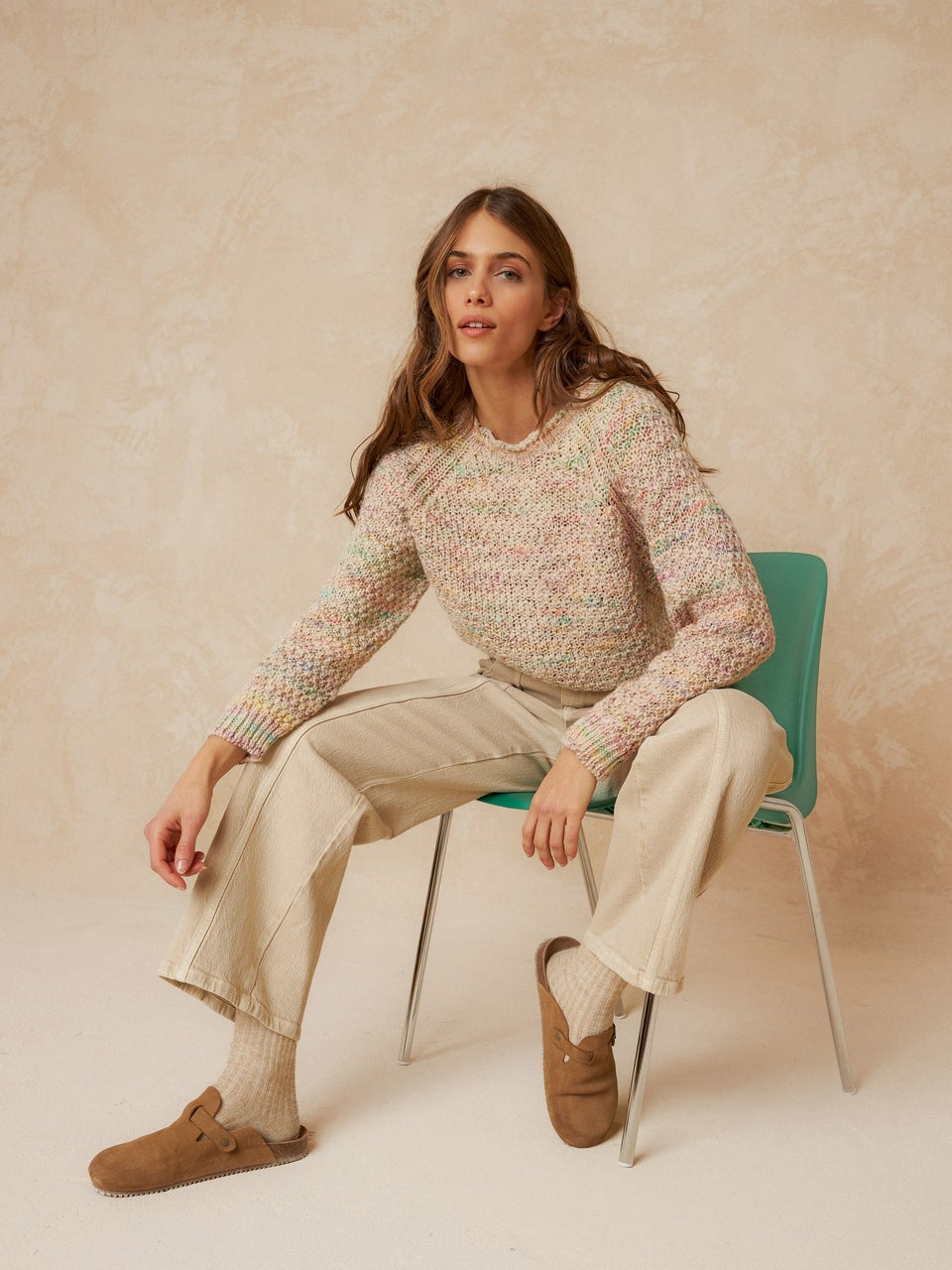 Indi & Cold Knitted Sweater Cream