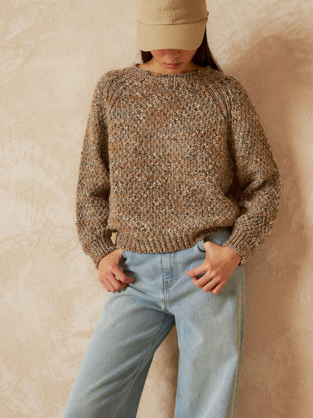 Indi & Cold Knitted Sweater Camel