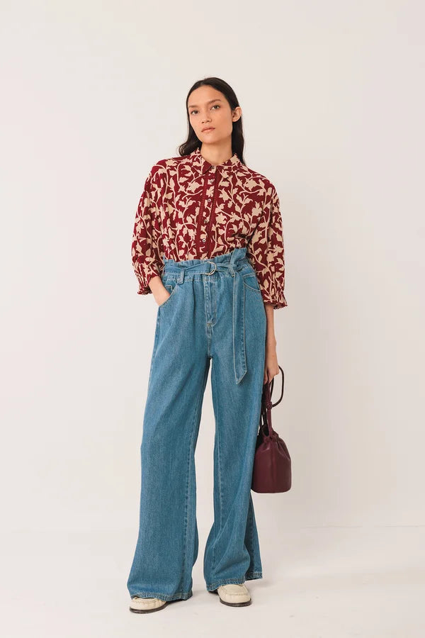 Indi & Cold 3/4 Sleeve Viscose Shirt