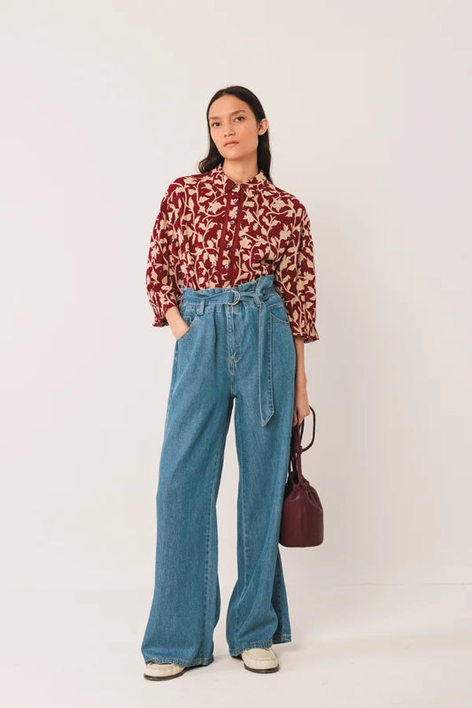 Indi & Cold 3/4 Sleeve Viscose Shirt