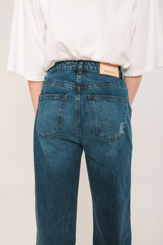 Indi & Cold Washed Denim Pants