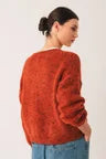 Indi & Cold Mohair Crop Sweater Terracotta