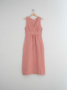 Indi & Cold Crossover Linen Dress
