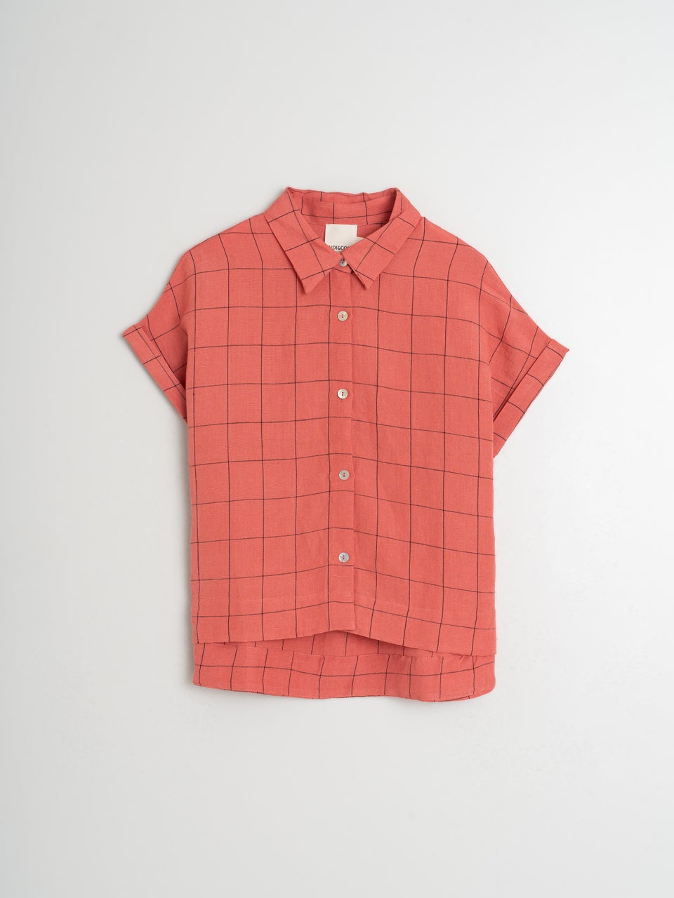 INDI & COLD WINDOWPANE CHECK SHIRT