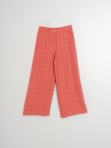 INDI & COLD WINDOWPANE CHECK PANTS