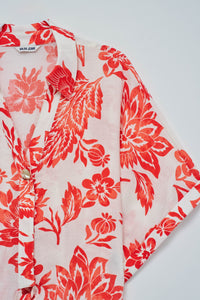 Salsa Blouse with a tie print