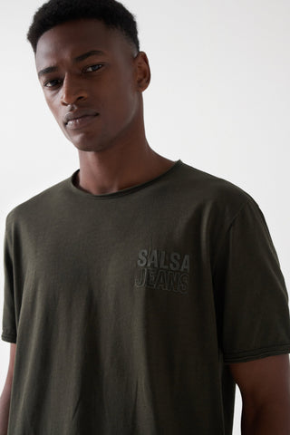 Salsa Mens Logo T-shirt/Khaki