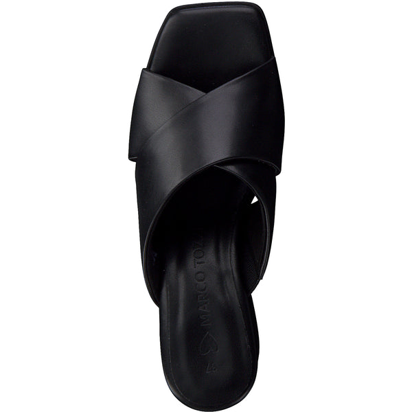 Marco Tozzi Slide On Sandals-Black