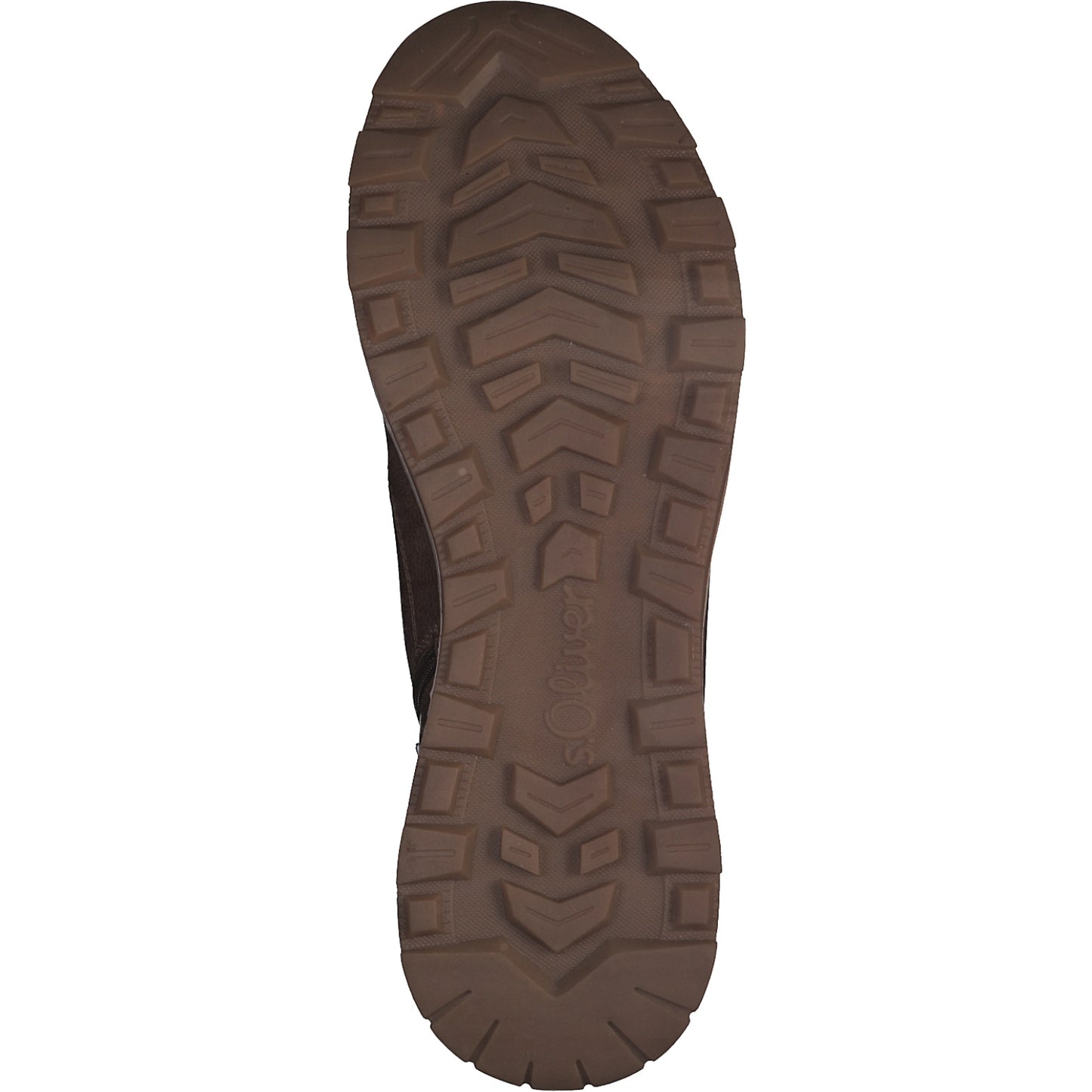 S.Oliver Mens Leather Boot- Cognac