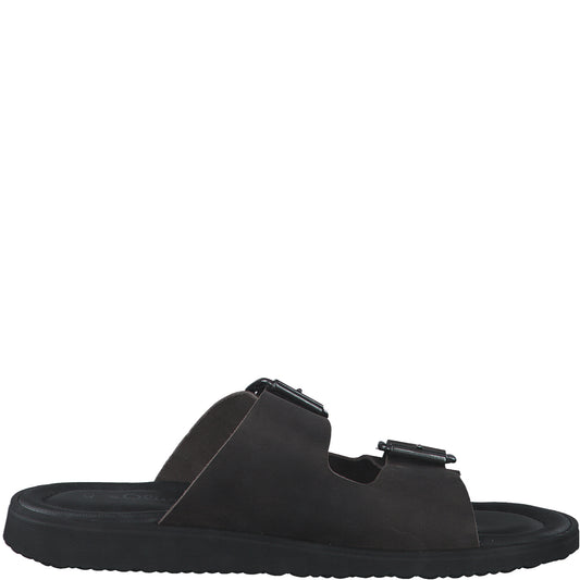 S.Oliver Mens Pull Up Sandal - Cafe