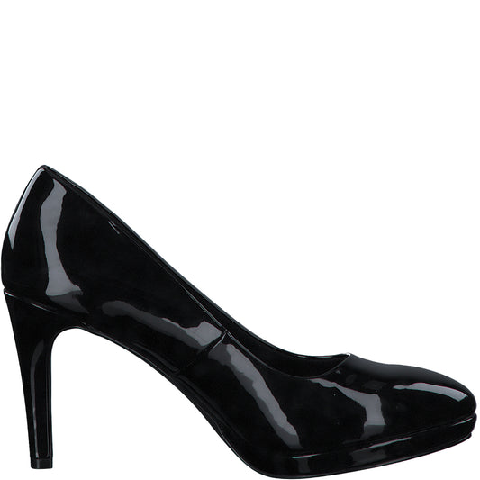 S.Oliver Patent Heel - Black