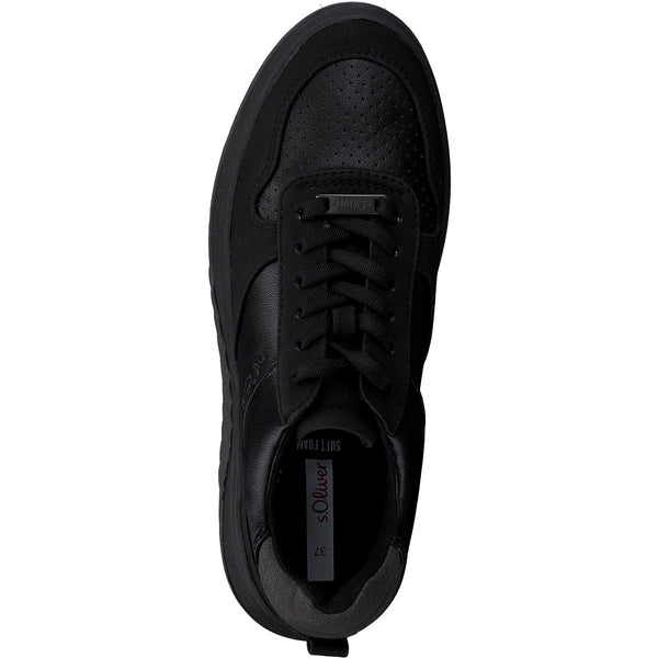 S.Oliver Chunky Sole Trainer: Black