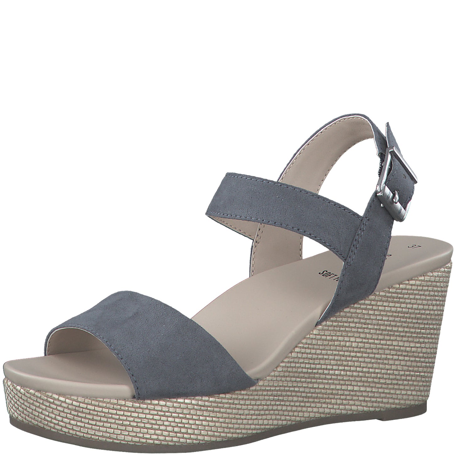 S.Oliver Wedge Sandal- Blue