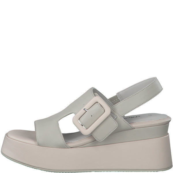 S.Oliver Wedge Sandal Taupe