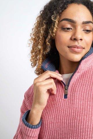 Weird Fish Beyonce Fleece-Powder Pink