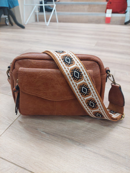 Vegan Leather Guitar Strap Bag