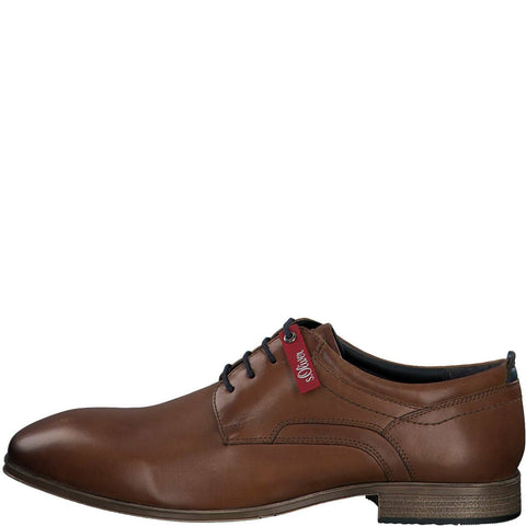 s.Oliver Mens Leather Brogue