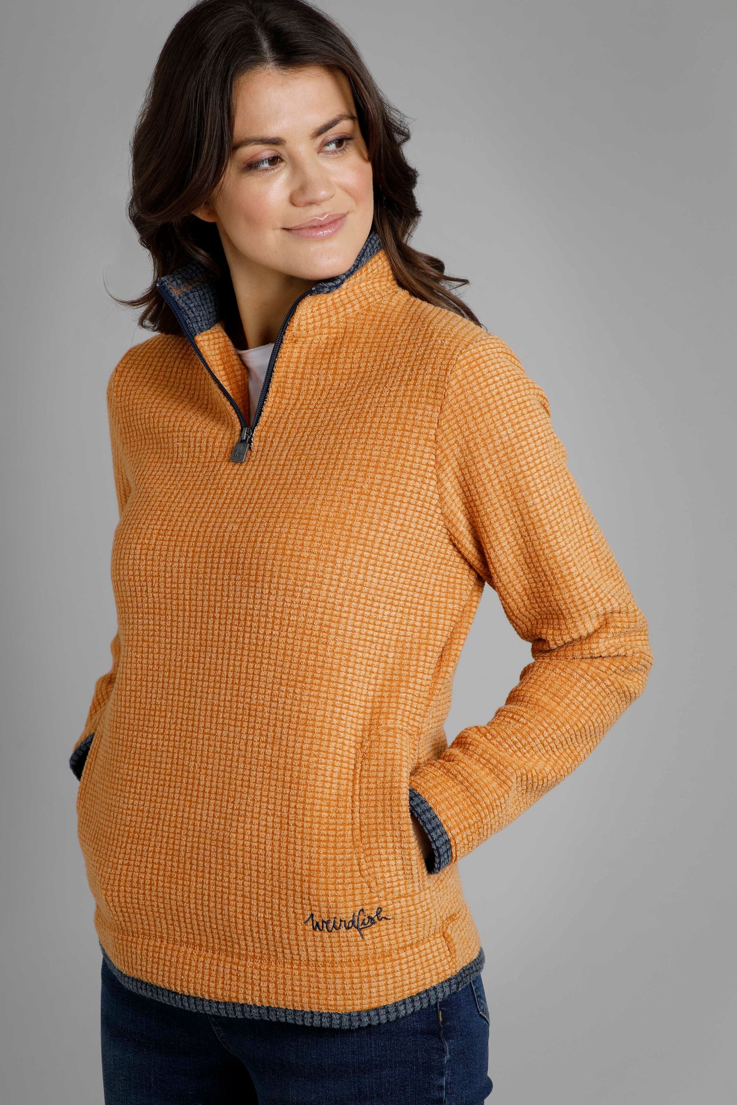 Weird Fish Beyonce Fleece-Caramel