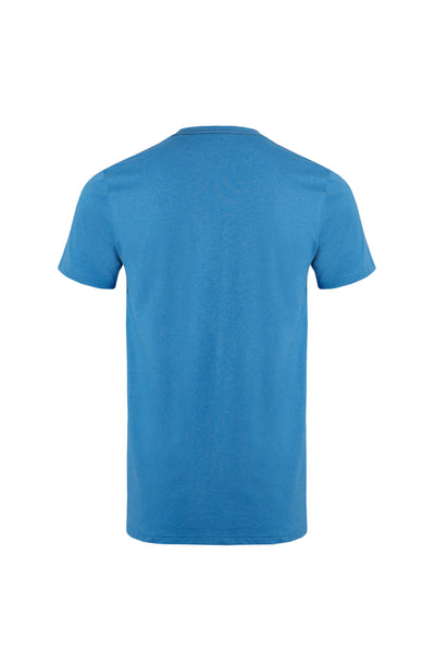 Weird Fish Waves Graphic T-Shirt- Blue Sapphire