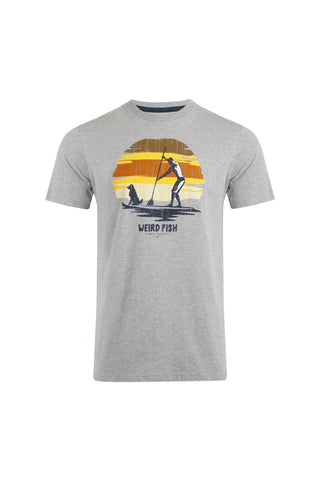 Weird Fish What Sup  Eco Graphic Tee-Grey