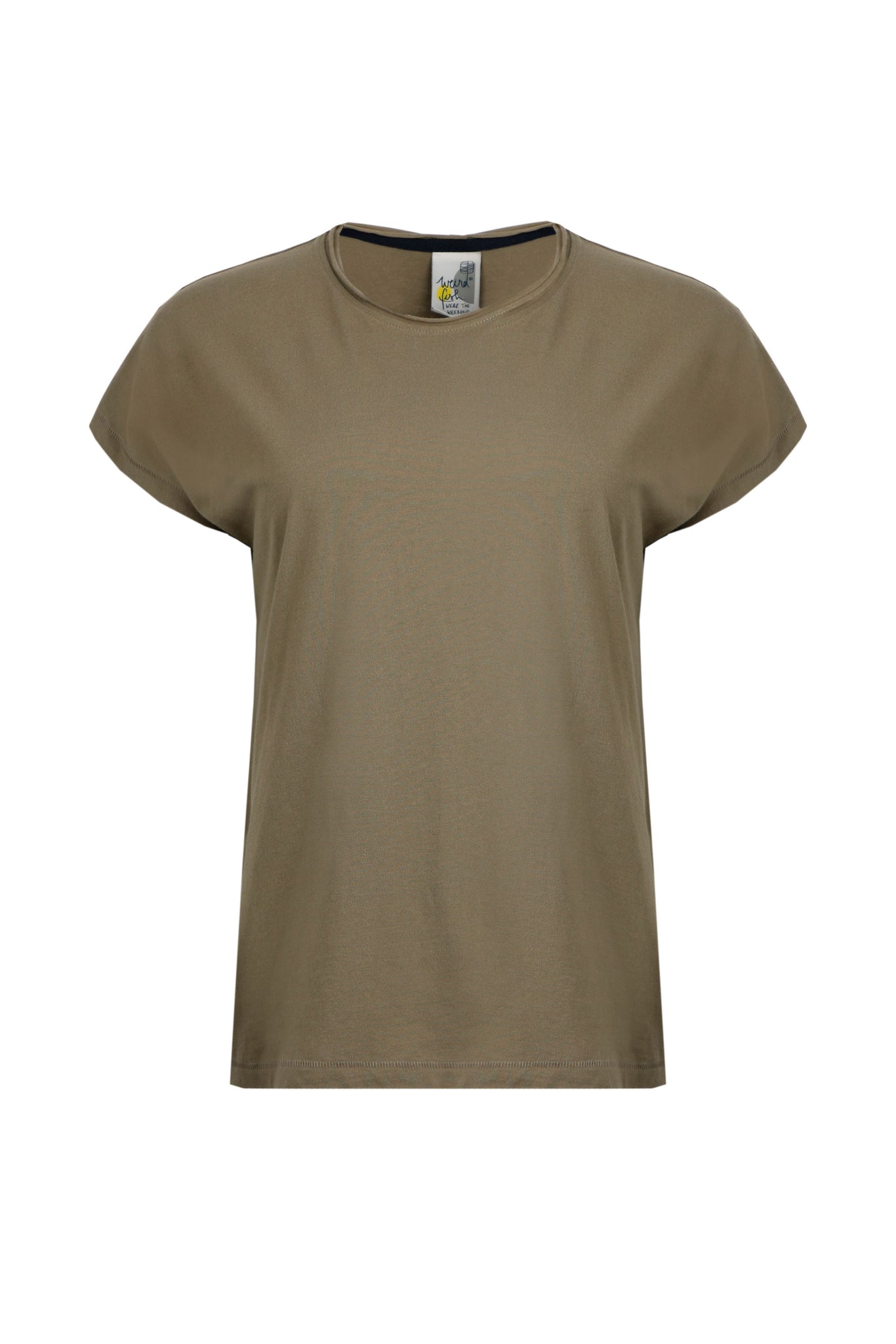 Weird Fish Thirl T-Shirt- Olive