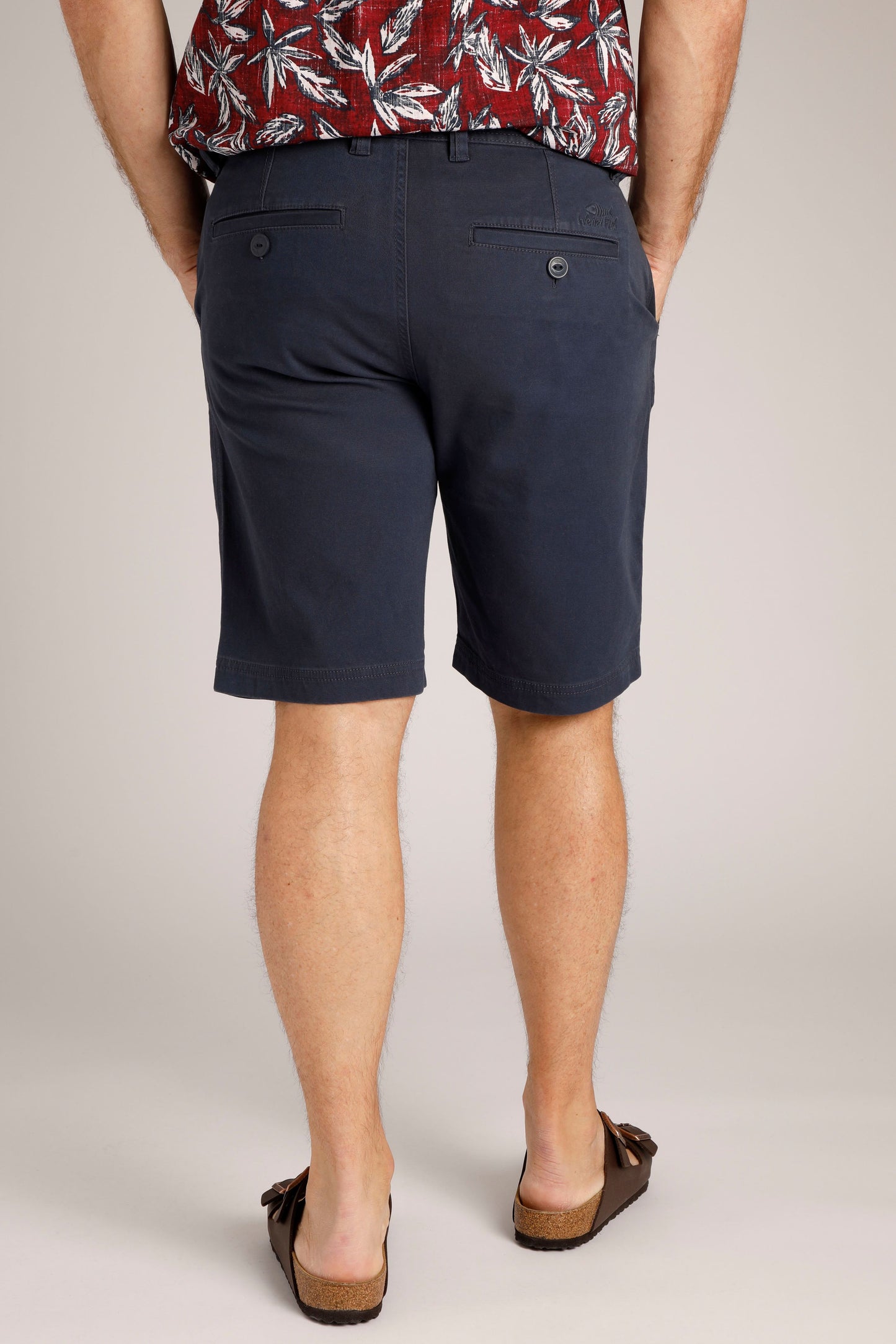 Weird Fish Rayburn Shorts Navy