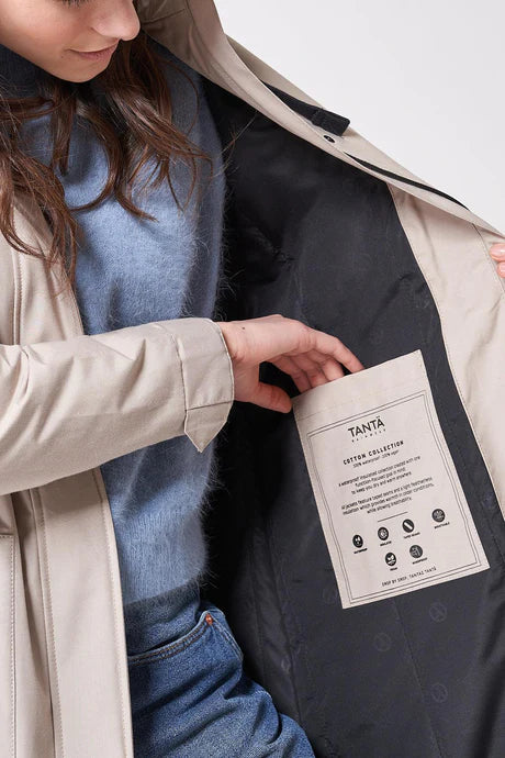 Tanta Jicht Coat Stone Grey