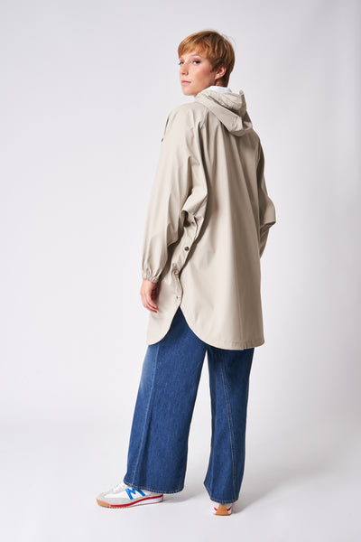 Tanta Sky Raincoat- Stone Grey