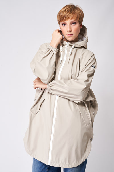 Tanta Sky Raincoat- Stone Grey