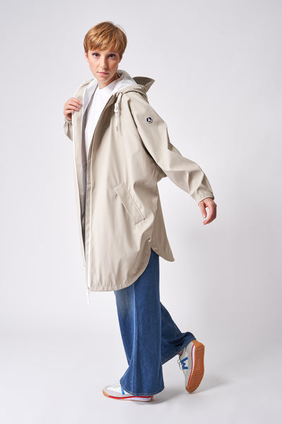 Tanta Sky Raincoat- Stone Grey