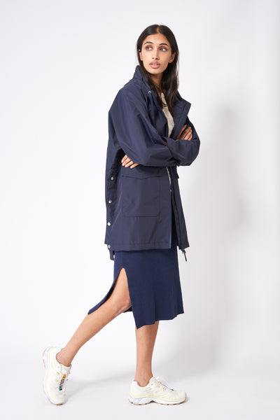 Tanta Rominjati Rain Jacket- Navy