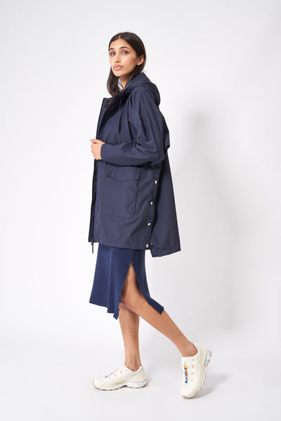 Tanta Rominjati Rain Jacket- Navy