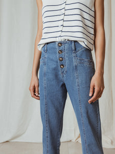 Indi & Cold Twill Button Jeans