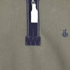 Lazy Jacks Mens Classic 1/4 Zip Sweatshirt-Khaki LJ40