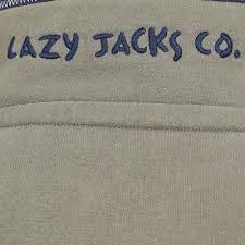 Lazy Jacks Mens Classic 1/4 Zip Sweatshirt-Khaki LJ40