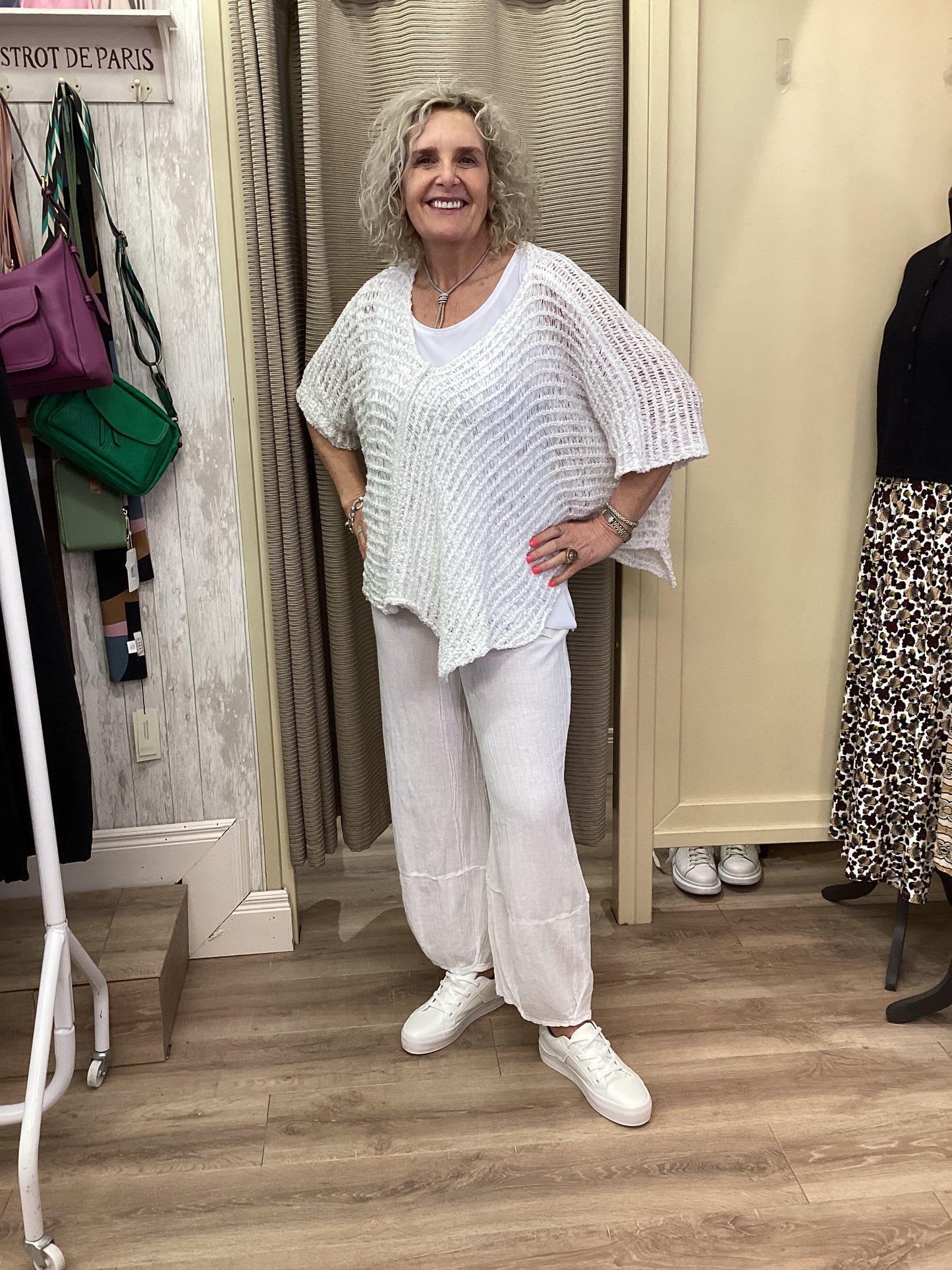 Abaca  Savannah Trousers- Snow