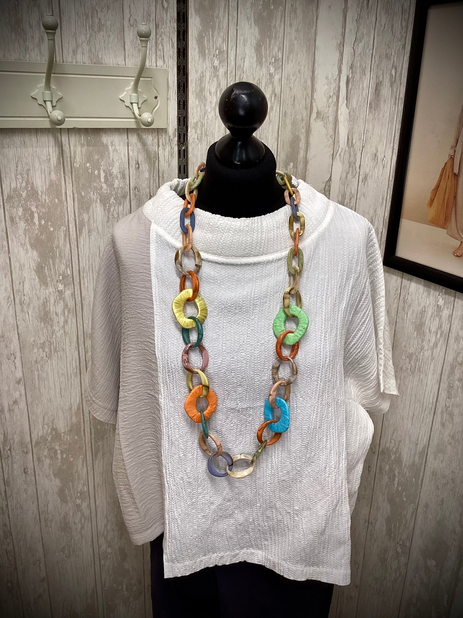 Multicolour Link Necklace