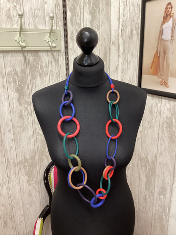 Rubber Circle Necklace