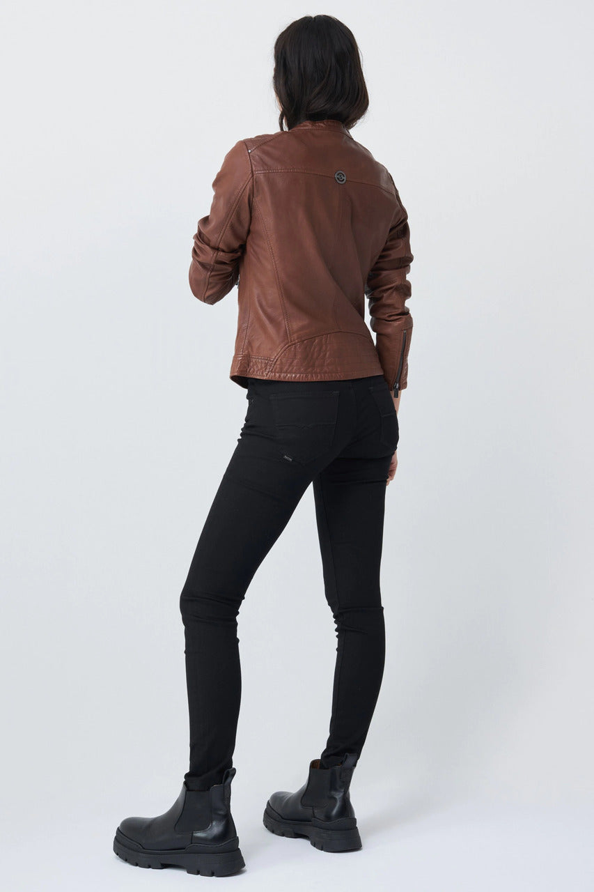 Salsa Leather Jacket - Brown