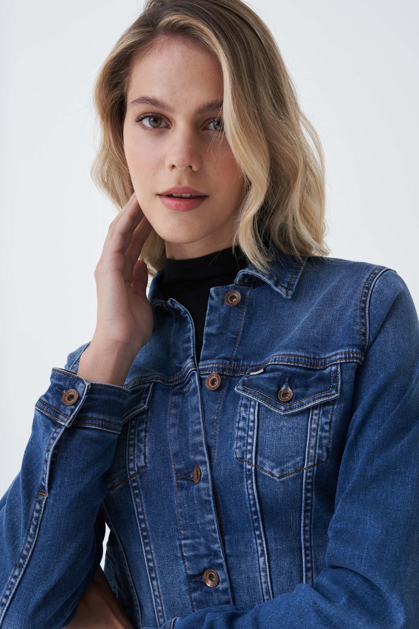 Salsa Slim Fit Denim Jacket